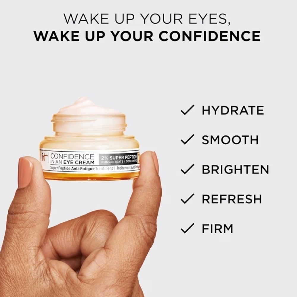 IT Cosmetics Confidence in an Eye Cream For All Skin Types, .5oz, NIB - Picture 4 of 7